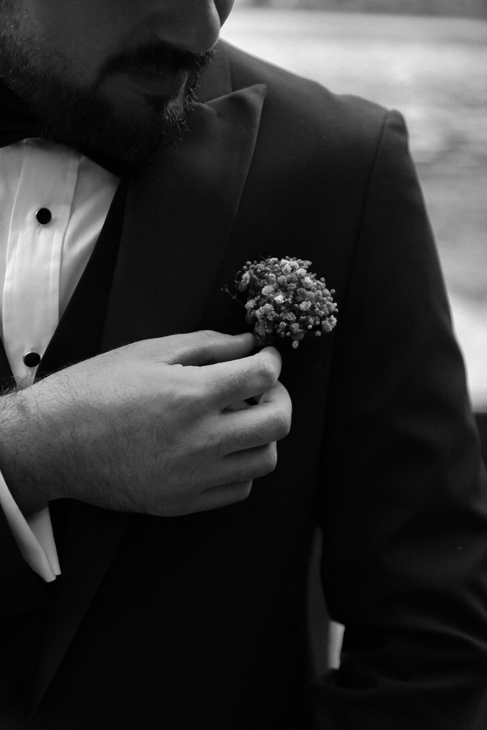 Flatlay of a vintage film camera, laptop, and coastal wedding details symbolizing digital visibility growth.